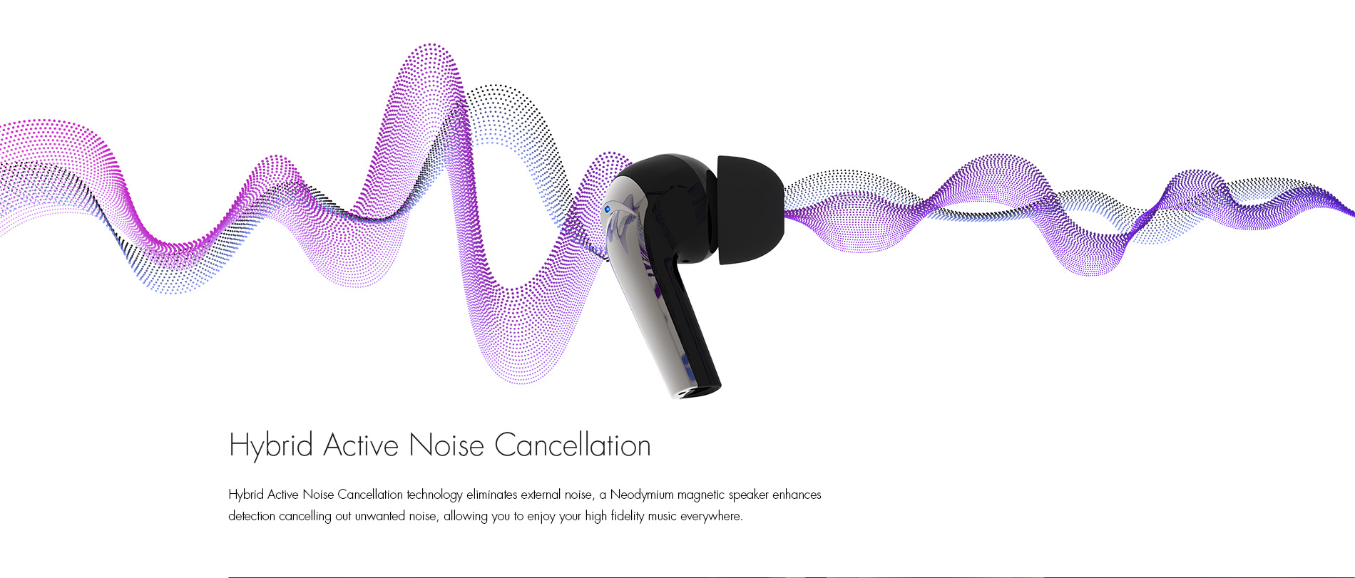 nuubuds b hybrid noise cancelling